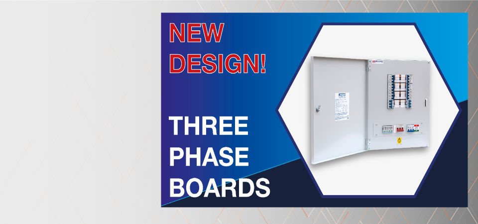 Our New Design Three Phase Boards Are Now Available