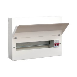 14 Way Amendment 3 Metal Consumer Unit With 100A Switch Incomer A3MIS-014
