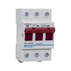 125A 3 Pole 3 Module Isolator Switch ISS-125/3