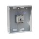 Fully Adjustable 125A 3 Phase RCBO with Metal Enclosure RCBO3-125TSM