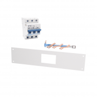 125A 4 Pole MCB Incoming Kit with MCB Cover Plate and Connectors MB4125K